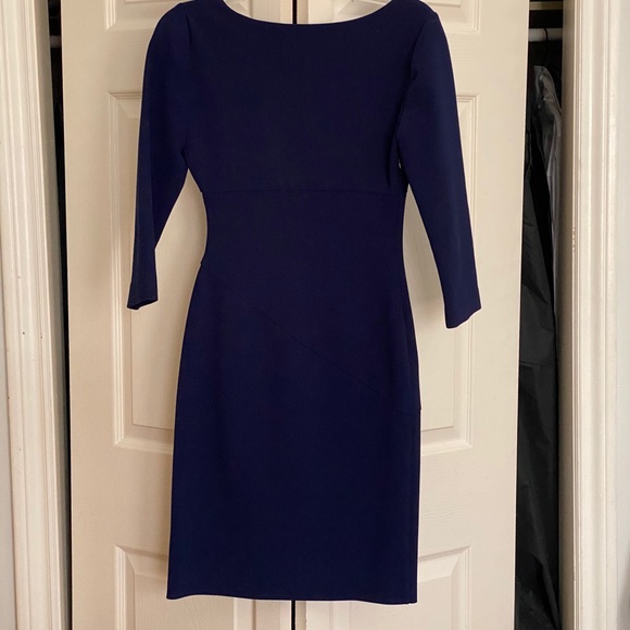 Diane von Furstenberg navy blue dress - Picture 3 of 4